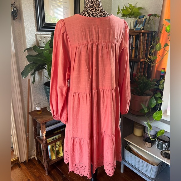 CUTE PEACH OLD NAVY DRESS - Picture 4 of 5